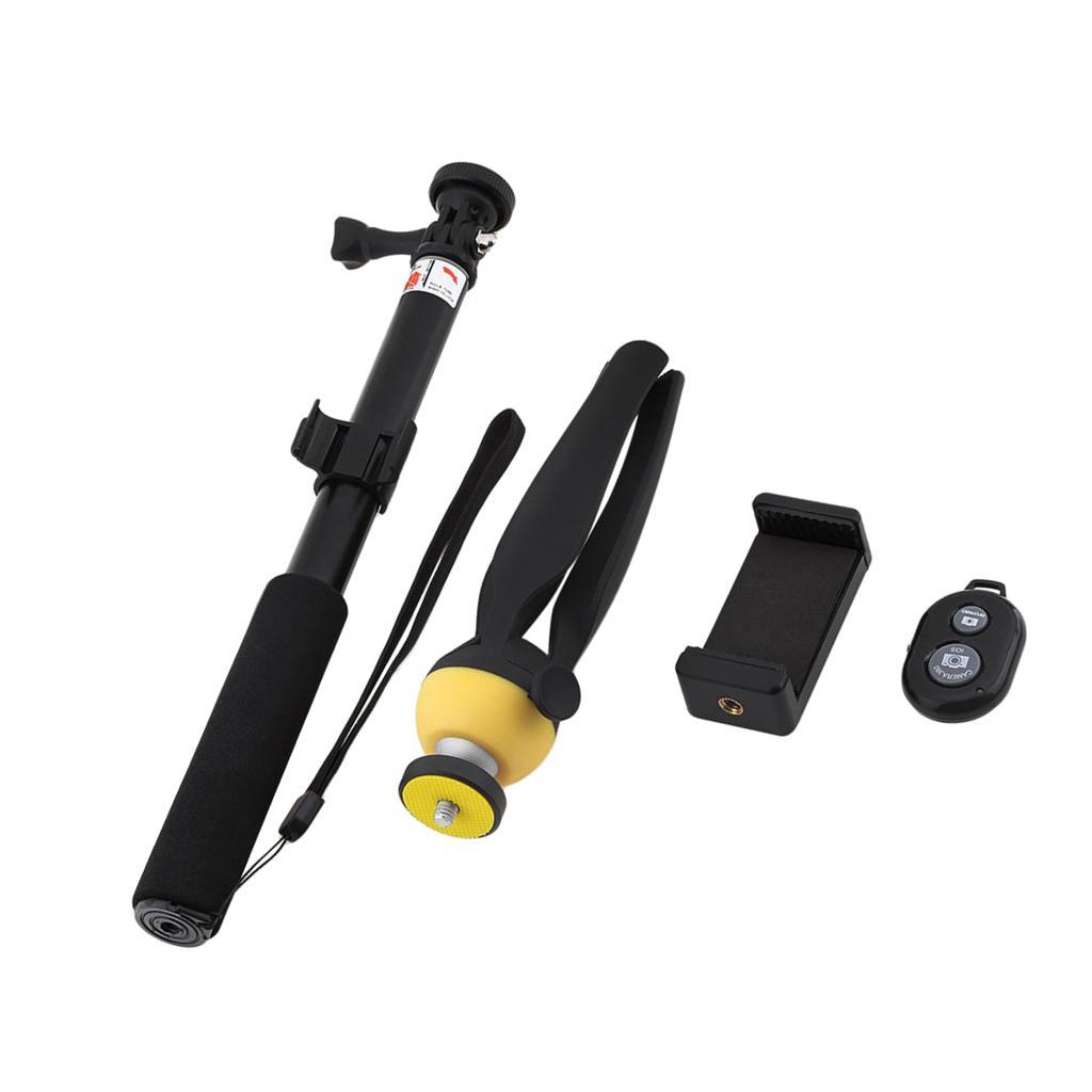 Mini Tripod w/ Phone Clip Table Top Stand & Selfie Monopod for