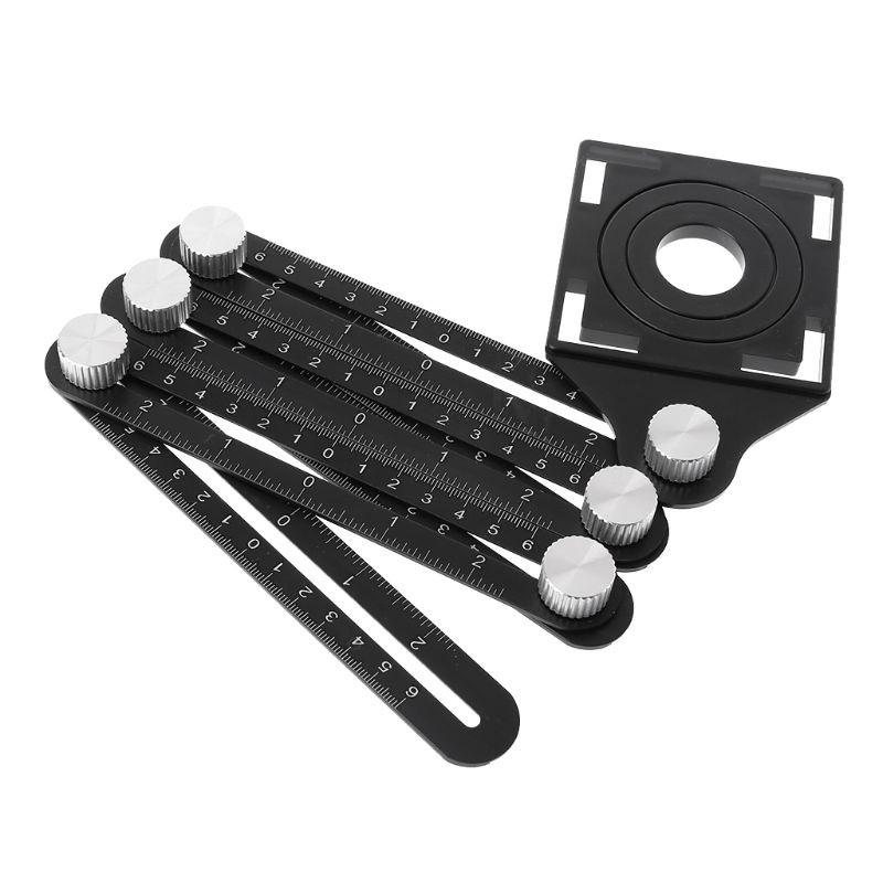 Thước Gập Đa Góc 6 Khúc Dùng Để Định Vị Lỗ Khoan Gạch Đá Tường