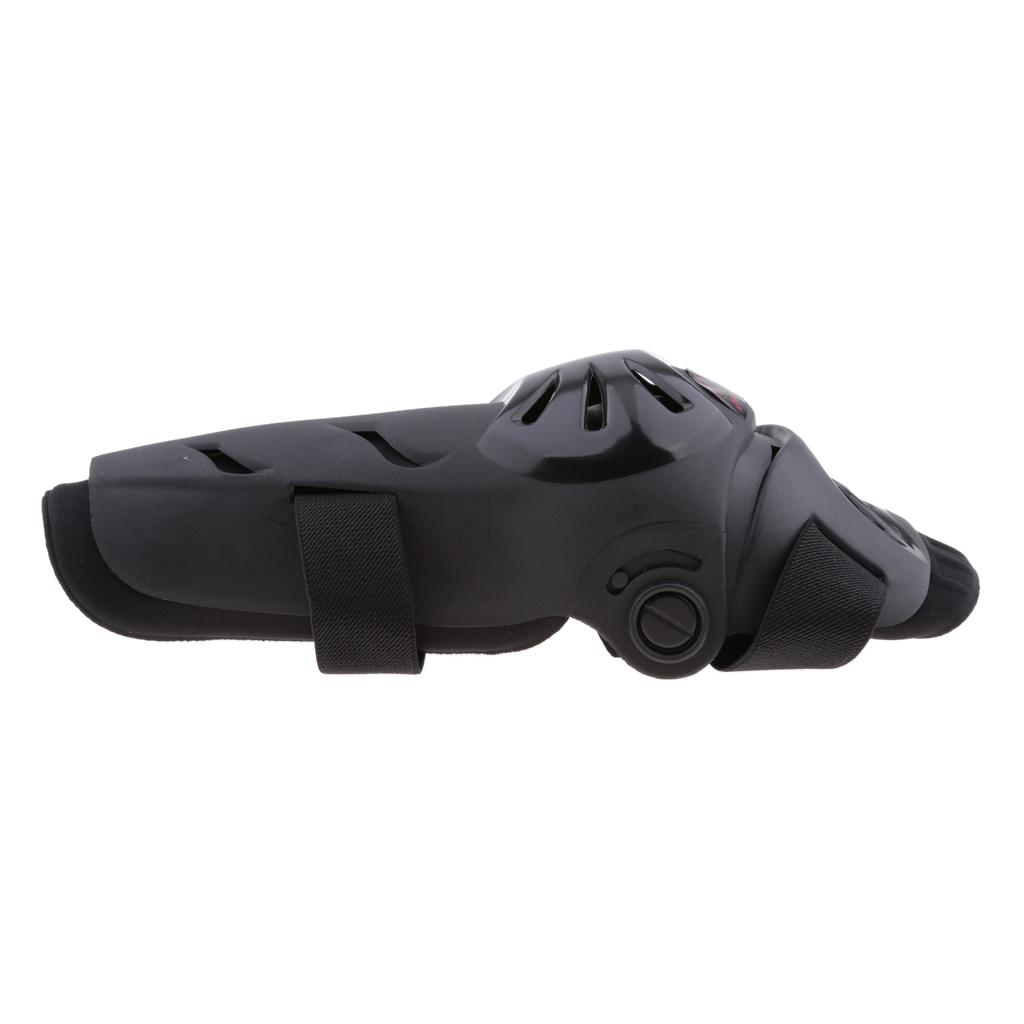 4Pieces Motorcycle Motocross Cycling Elbow and Knee Pads Protector Guard Armors Set Black