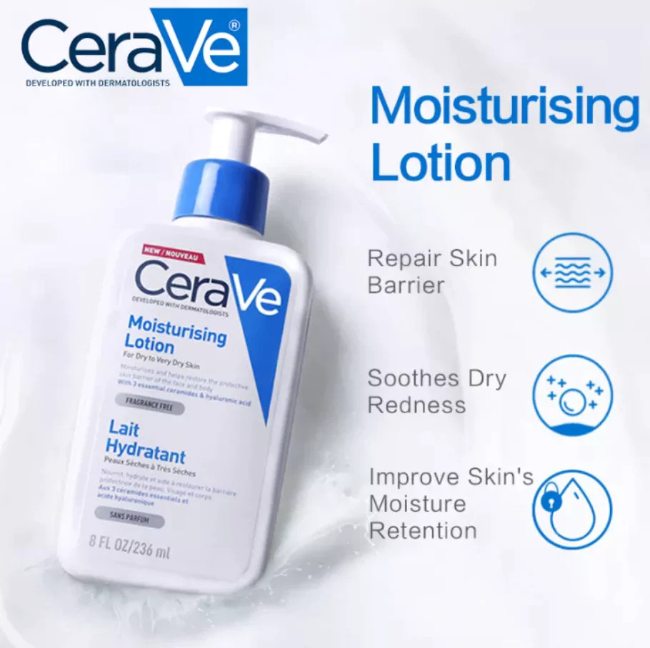 Sữa Dưỡng Ẩm CeraVe Moisturising Lotion For Dry to Very Dry Skin 473ml