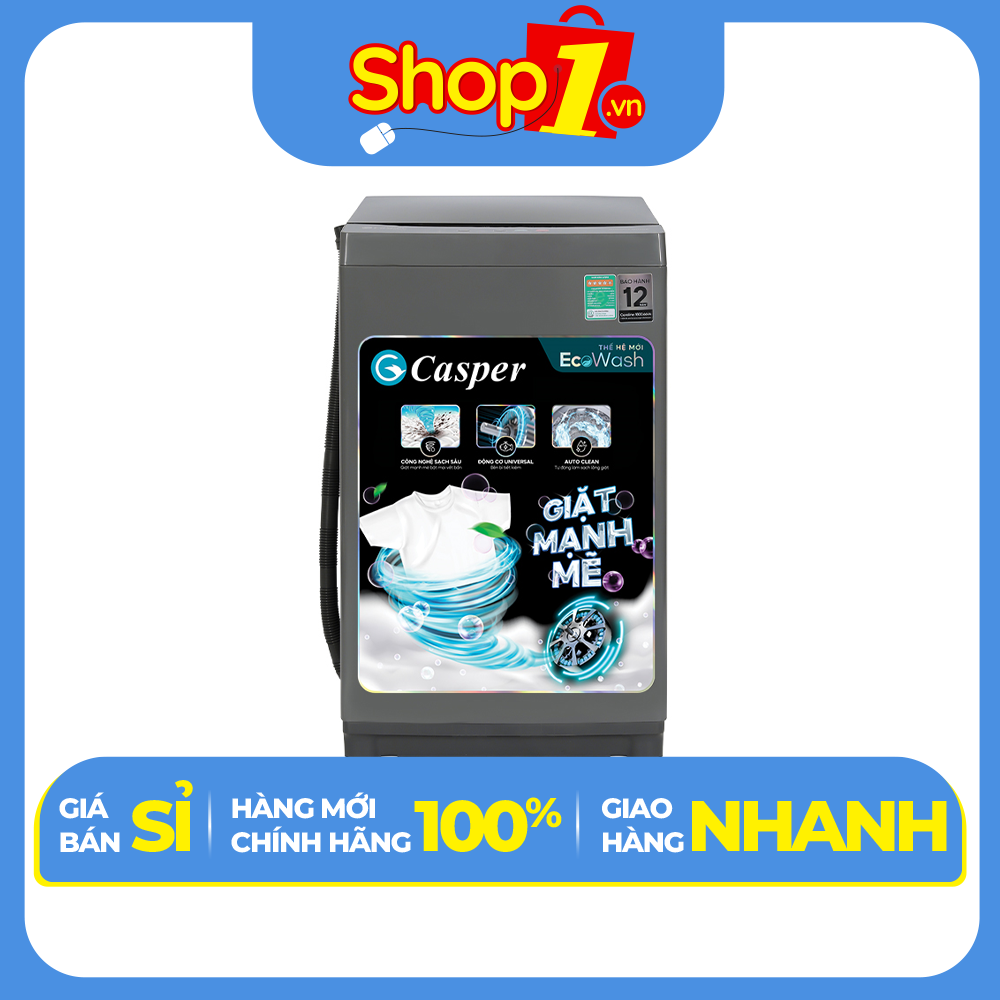 Máy giặt Casper 8.5 kg WT-85NG1 - Hàng chính hãng - Chỉ giao HCM