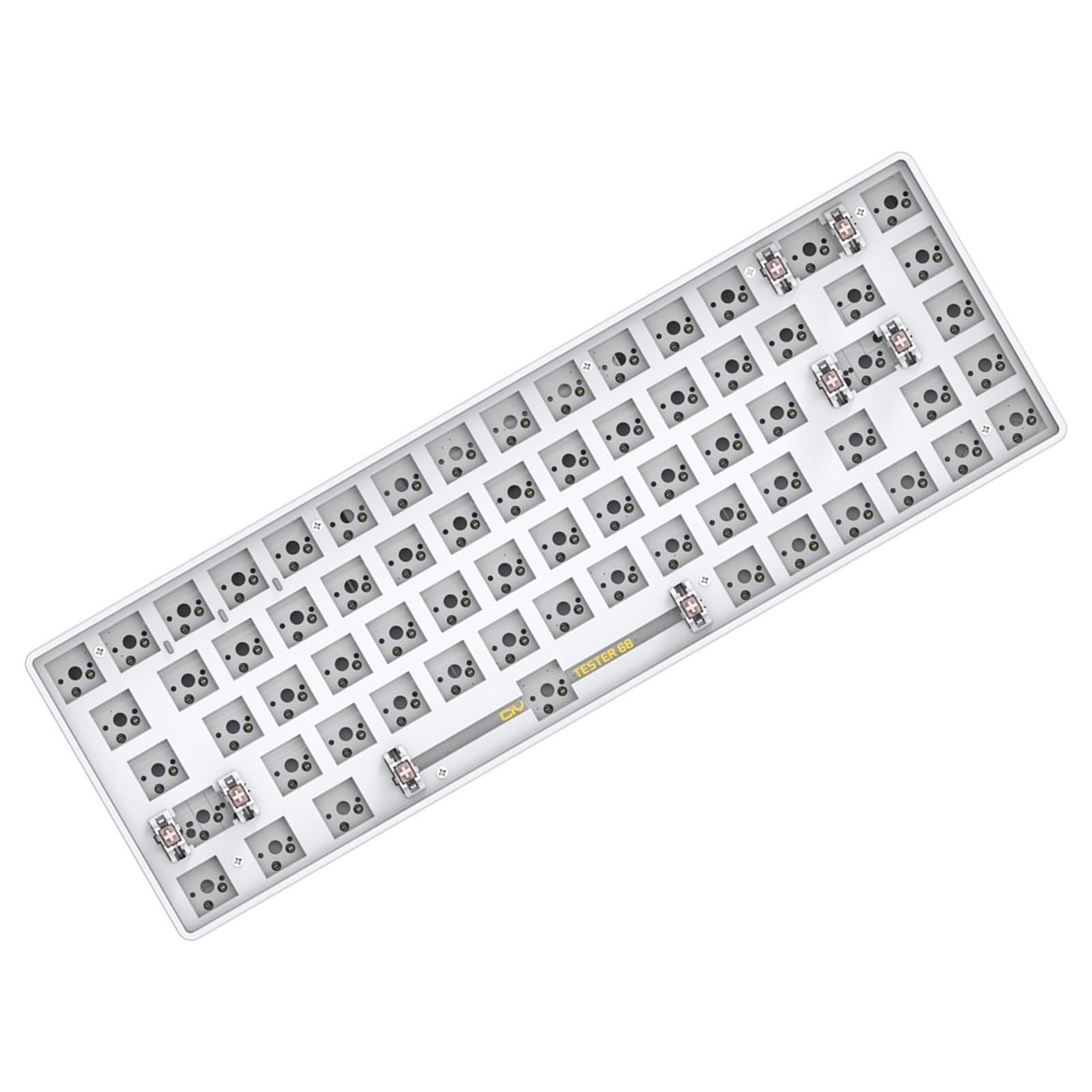Tachiuwa 68Keys Tester68 Mechanical Keyboard ,Two Modes 2.4G/Bluetooth 5.0