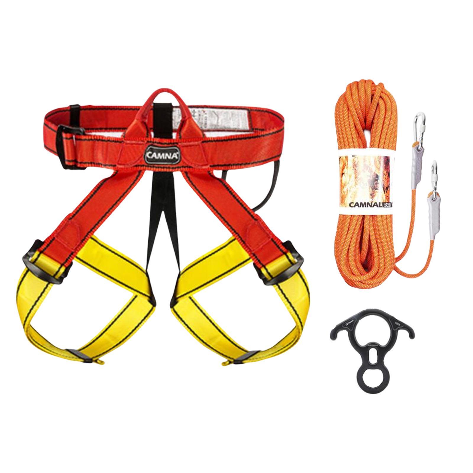 Climbing Harness  Belt Tree Climbing Rappelling Equip Blue
