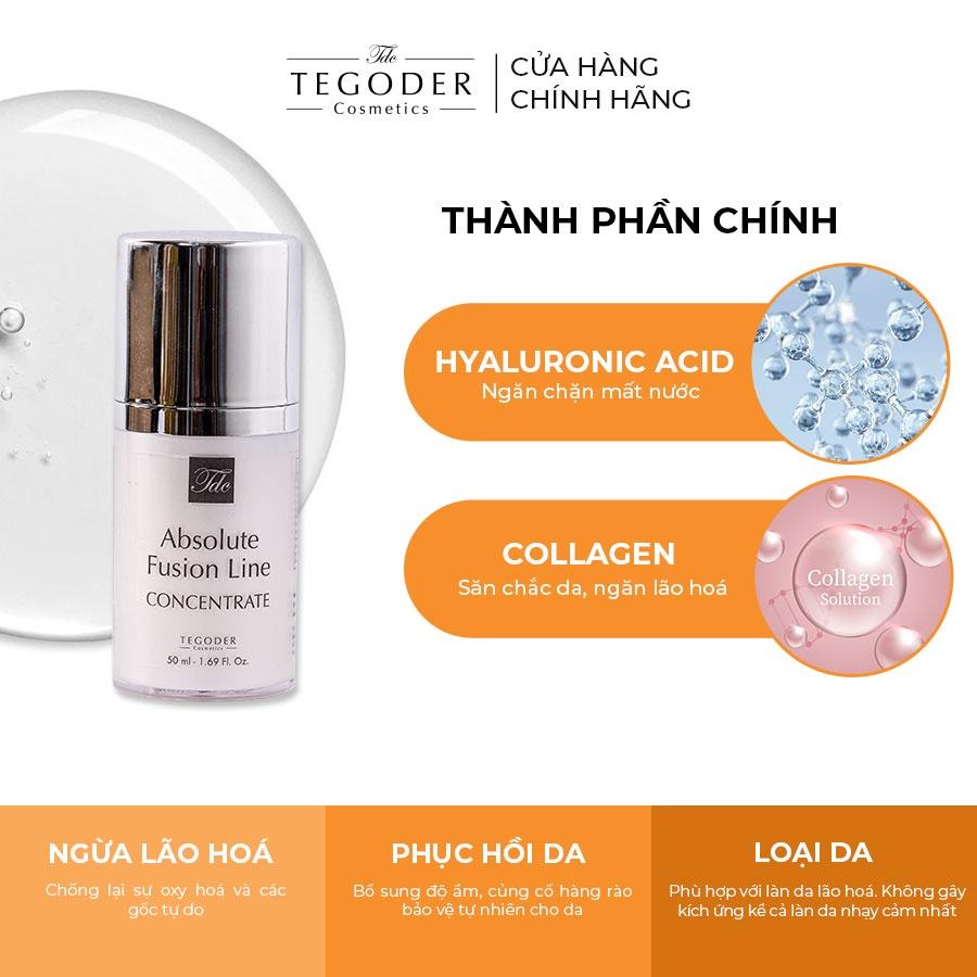 Tinh chất tổng hợp kích thích tái tạo da và chống oxy hóa Tegoder Absolute fusion concentrate 50 ml mã 4206