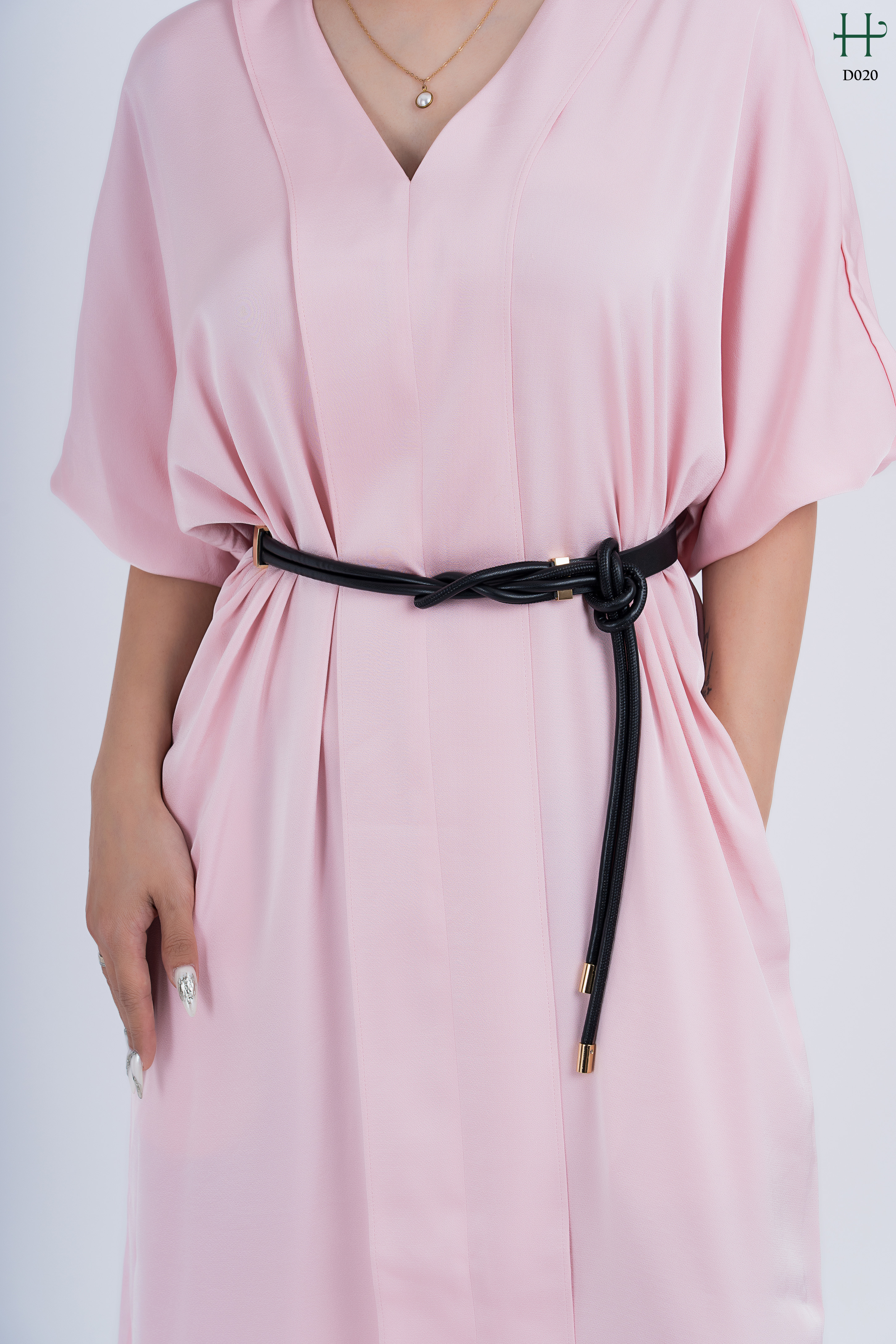 Đầm Suông Lụa kèm Belt -D20