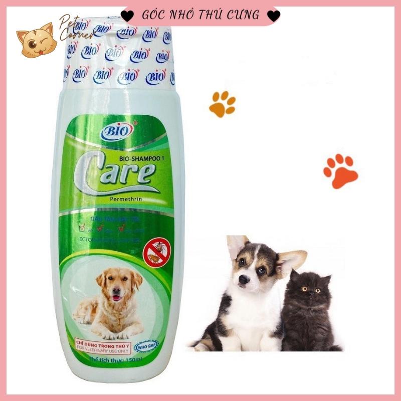 Sữa tắm cho chó mèo Bio nhiều công dụng - Trị ghẻ, nấm da, ve rận, dưỡng lông và khử mùi hôi (150ml)
