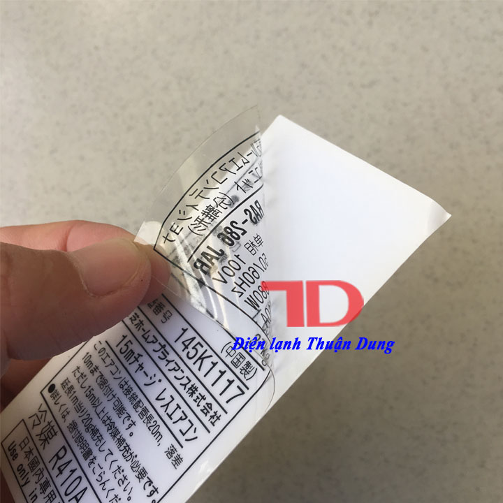 Combo 10 Tem thông số đầu lạnh máy lạnh TOSHIBA nội địa 281UR