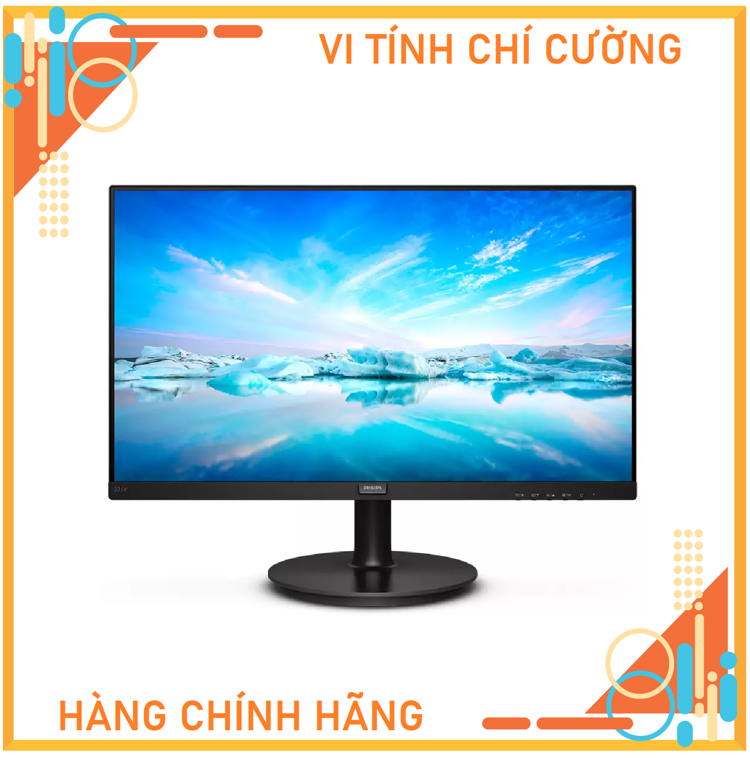 Màn Hình LCD Philips 221V8 (1920x1080/VA/75Hz/4ms) - Hàng Chính Hãng