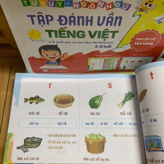 (Phiên bản 124tr) đánh vần Tiếng Việt cho bé từ 4-6t