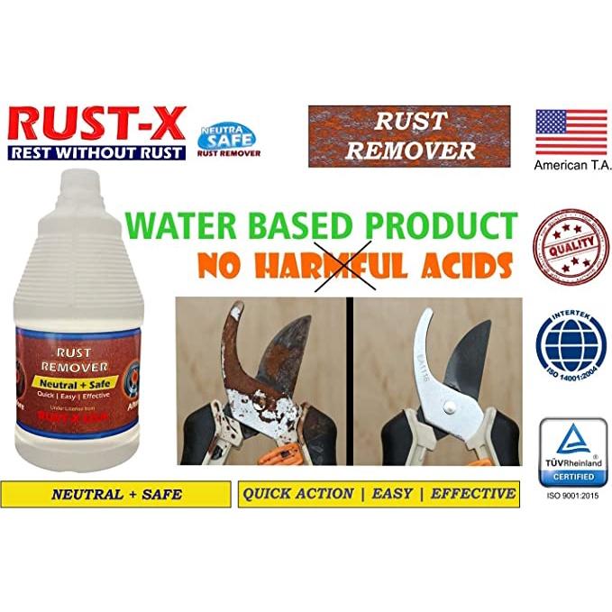 Dung dịch Tẩy Rỉ Sét Kim Loại RUST REMOVER chai 1 lit