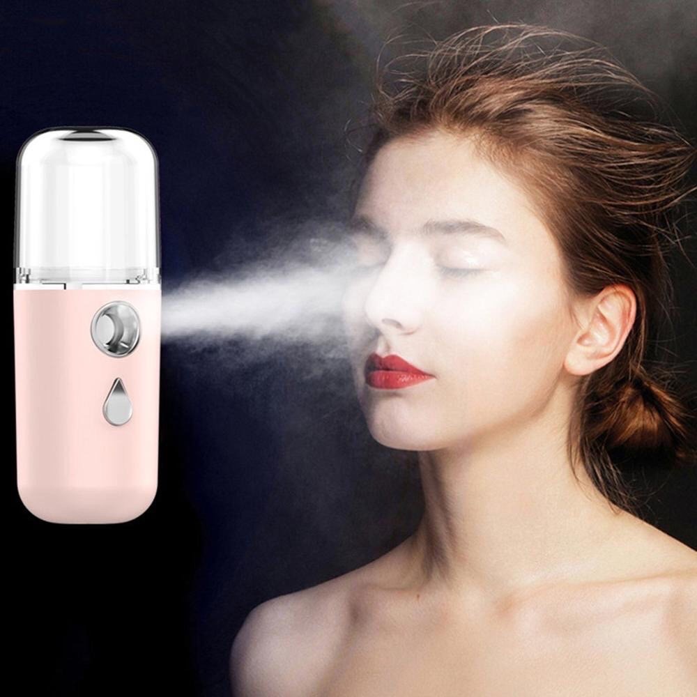 Dụng cụ trang điểm làm đẹp _ Xịt khoáng nano mini cầm tay , xịt phun sương mặt , cấp ẩm , mịn màng ,mát mẻ , không bị khô ,hợp với người ngồi văn phòng , thiết kế nhỏ gọn dễ mang theo mọi nơi