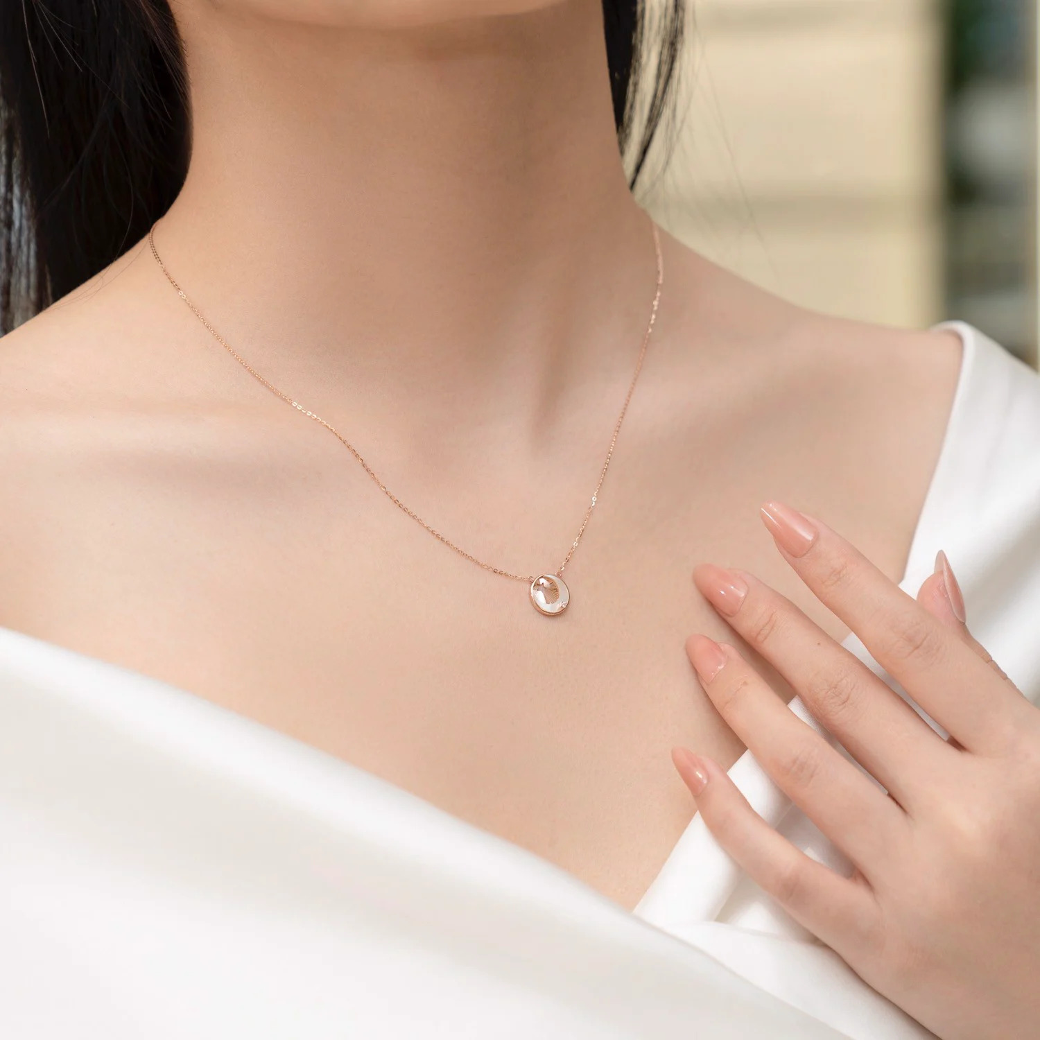 Dây Chuyền Vàng 18K DCZ012 Huy Thanh Jewelry