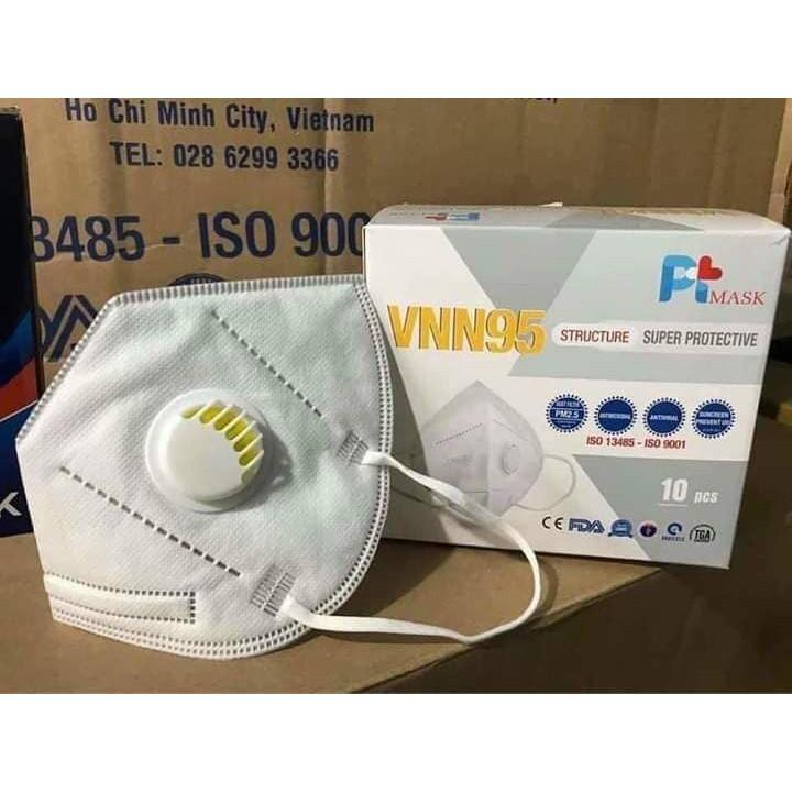 Khẩu Trang 3D- PT Mask VNN95 (Có Van) -VT0695