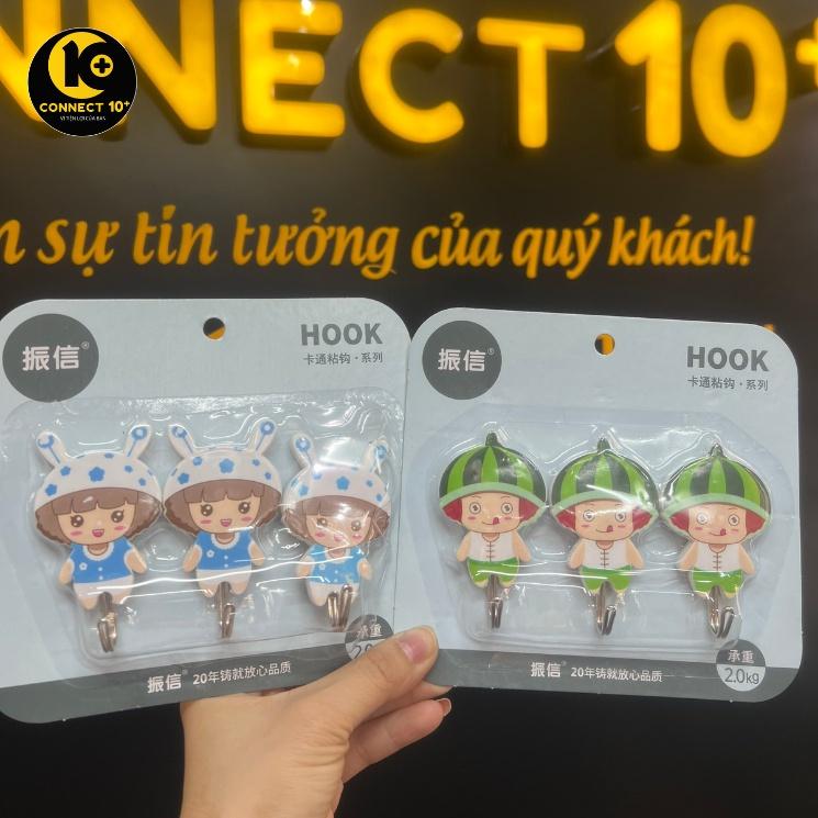 Móc dính tường - siêu dính hình cute