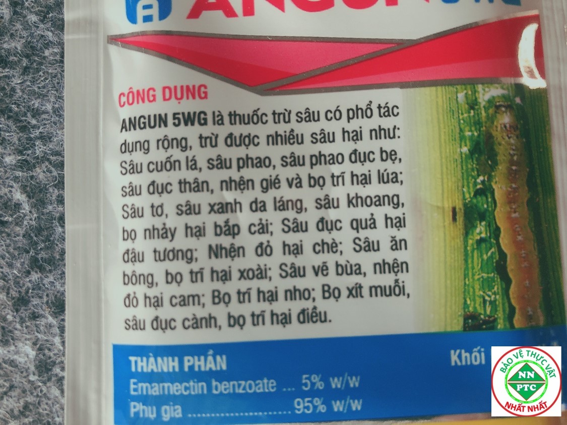 [Diệt Côn Trùng,Sâu ] Angun 5WG