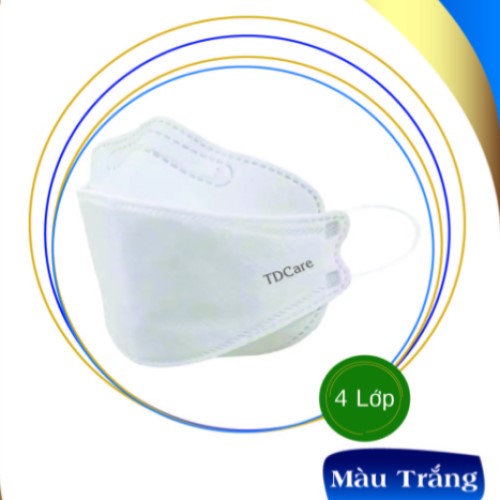 Bộ 2 Hộp Khẩu Trang Y Tế Kháng Khuẩn KF94 TDCare-20 Cái/Hộp-Màu Trắng-Hàng Chính Hãng