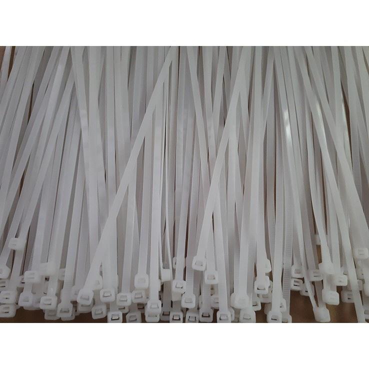 Dây rút nhựa màu trắng size nhỏ và 1 bịch 80 sợi