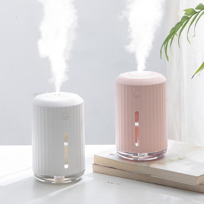 320ML Ultrasonic Air Humidifier Aroma Essential Oil Diffuser for Home Car USB Fogger Mist Maker Aromatherapy with LED Night Lamp