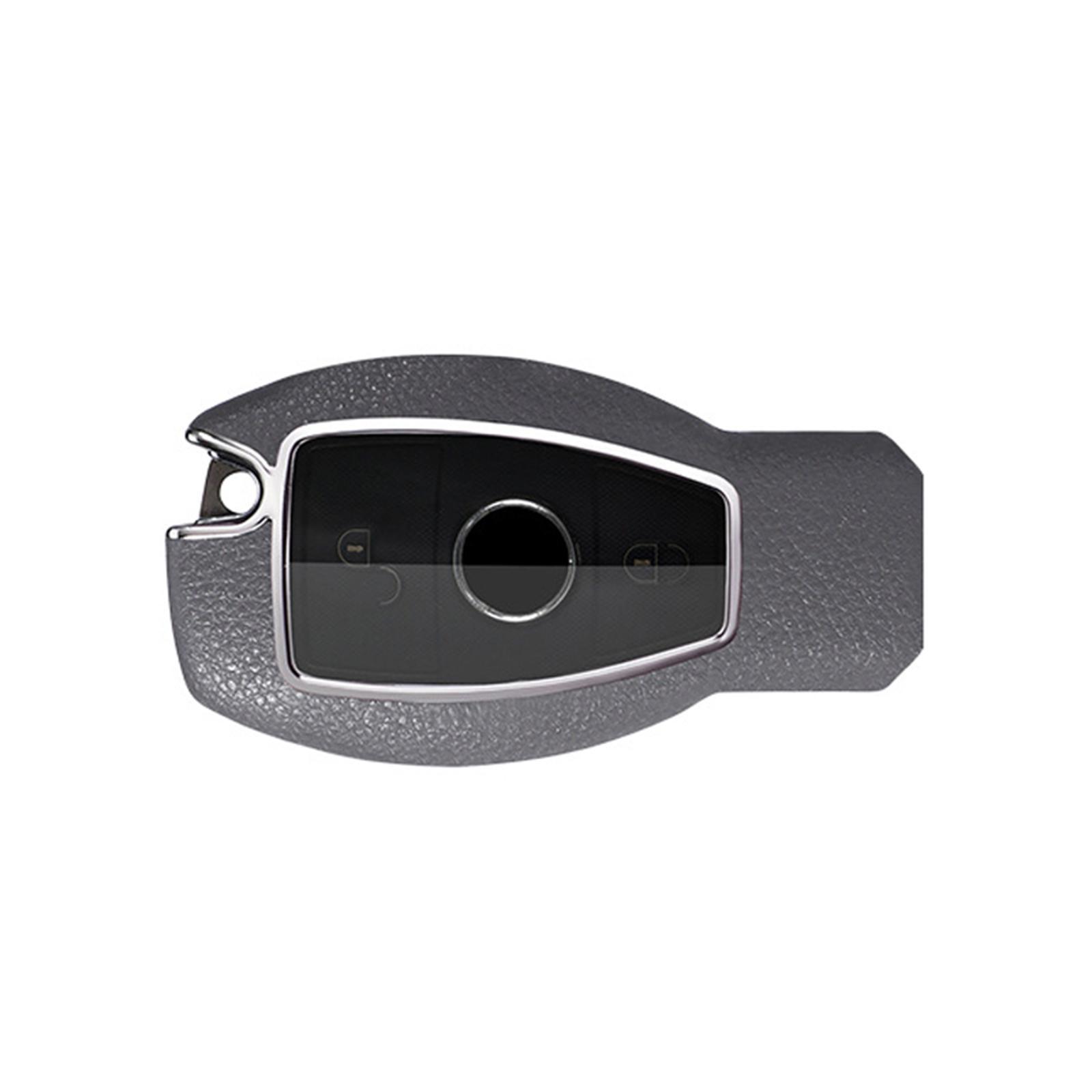 Car Key Fob Case Holder Protector for Mercedes- A B Class ml Gray