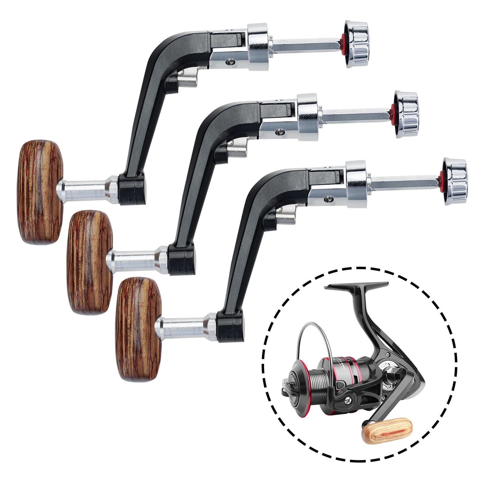 3 cái cán tay cầm bằng gỗ không dễ tuột khỏi tay khi bạn câu cá