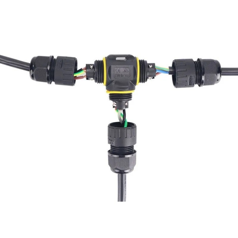 Đầu cút nối điện chống nước chữ T chuẩn IP68 E-Weichat EW-M20T. HÀNG CHÍNH HÃNG CÓ BAO HÀNH