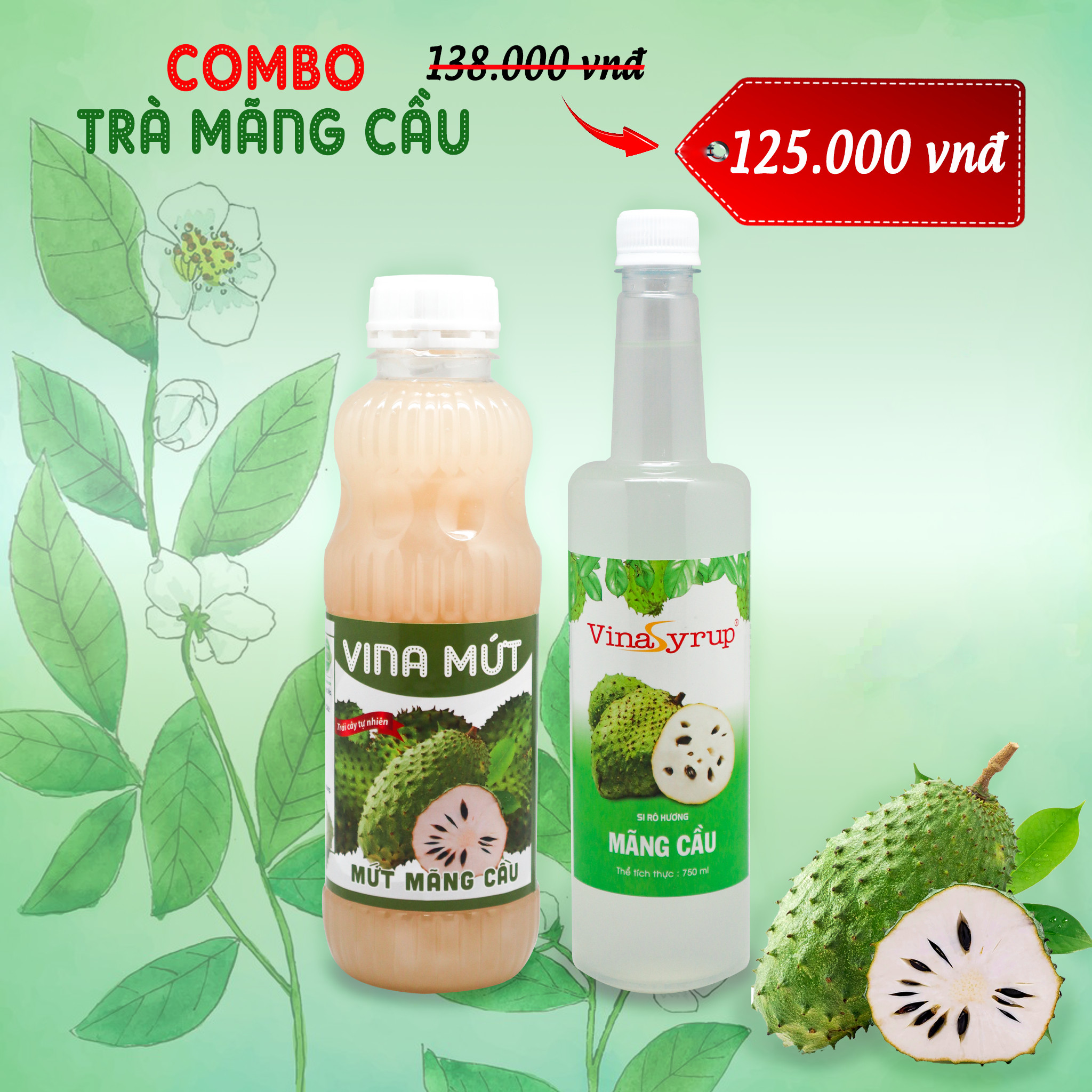 [ COMBO TRÀ MÃNG CẦU ] - Trà trái cây - Siêu tiện lợi - Siêu hot