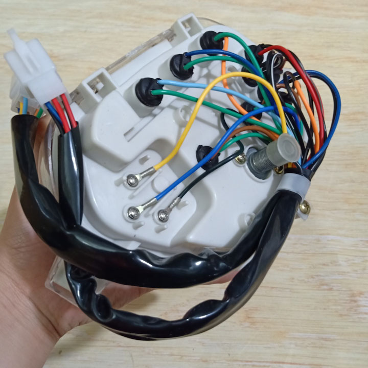 Đồng hồ cơ, đồng hồ tốc độ xe wave alpha, wave zx, wave thái 110 đời 2002 có Báo tốc độ di chuyển của xe bằng đồng hồ kim A1091