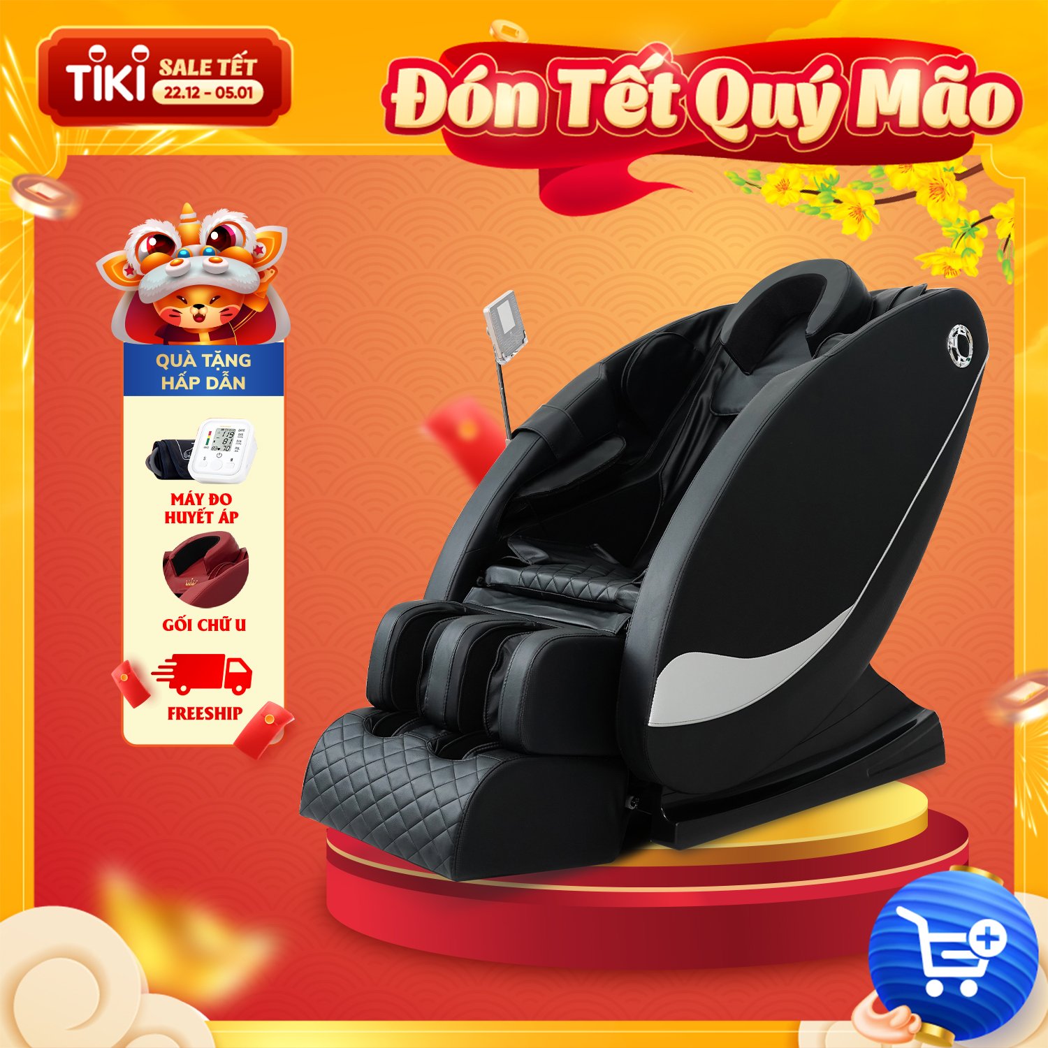 GHẾ MASSAGE TOÀN THÂN CÔNG NGHỆ NHẬT BẢN QUEEN CROWN QC-5S