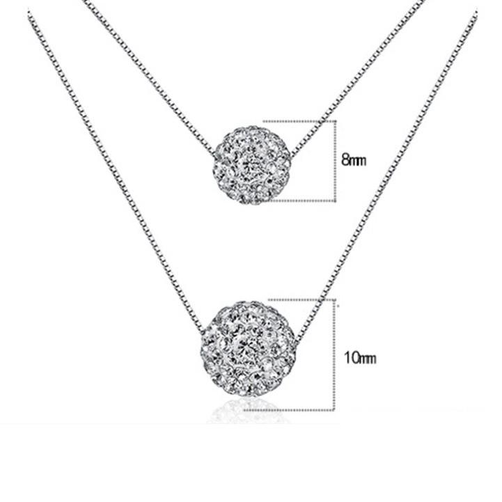 Dây chuyền trái châu 2 tầng BHDC178