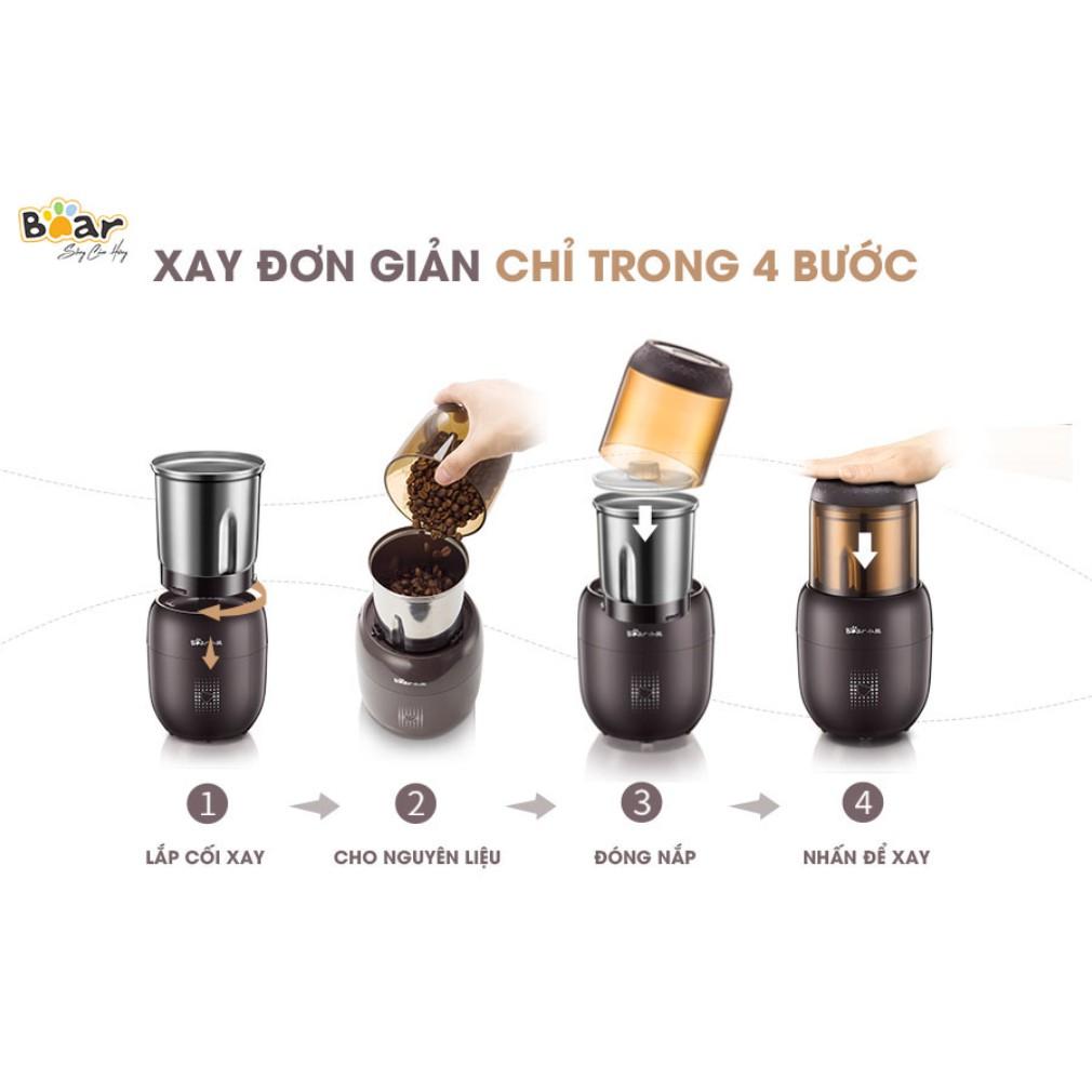 Máy Xay Hạt Và Thực Phẩm Khô BEAR FSJ-A03D1 - Hàng Chính Hãng