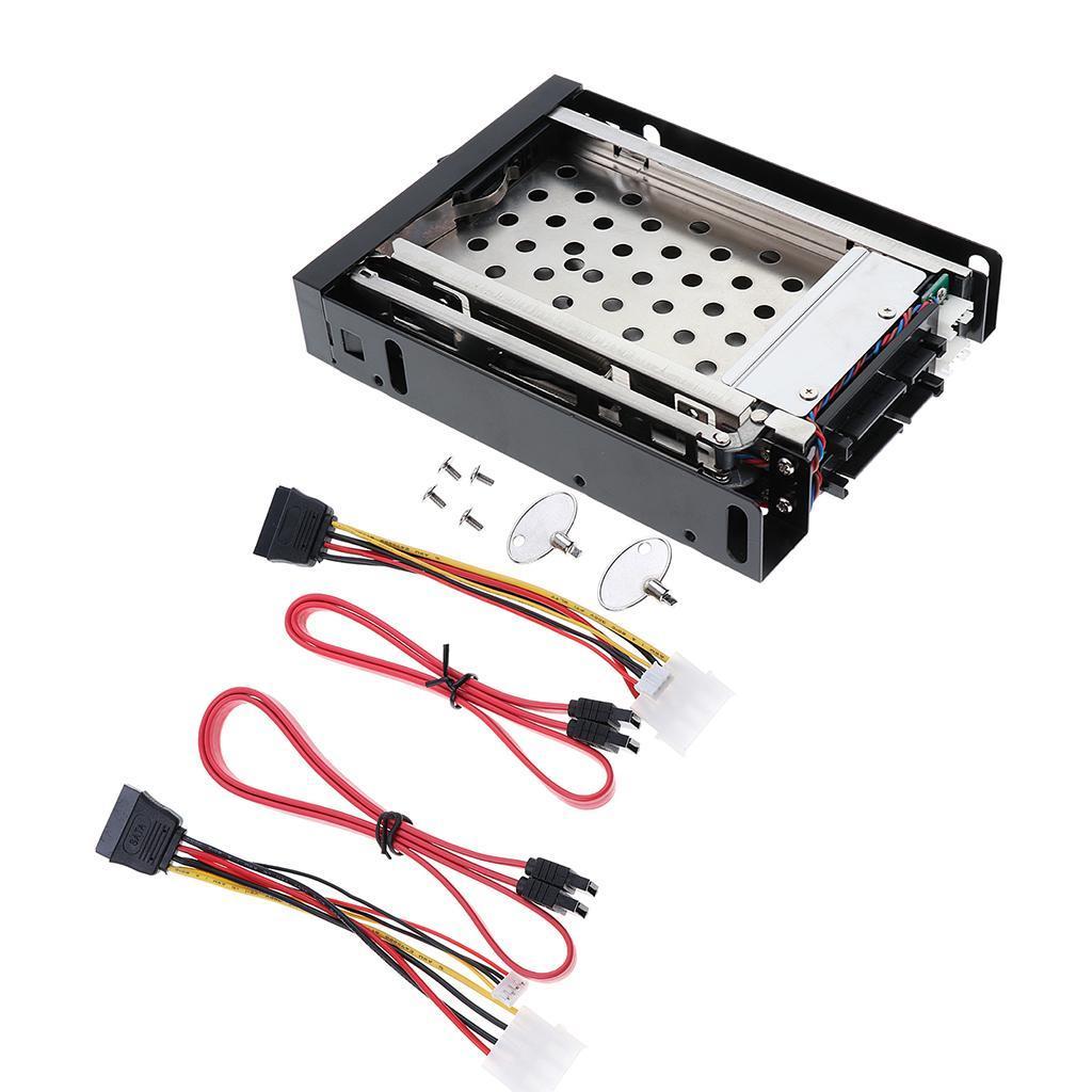 Optical Drive Bay Trayless Mobile Rack Enclosure for 2.5inch SATA Hard Drive