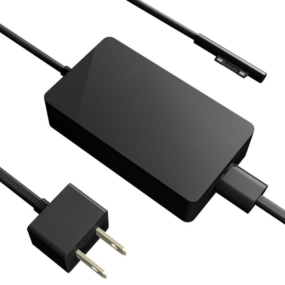 Bộ Đổi Nguồn AC Cắm 65WT Cho MicrosoFT Surface Pro Us, Màu Đen