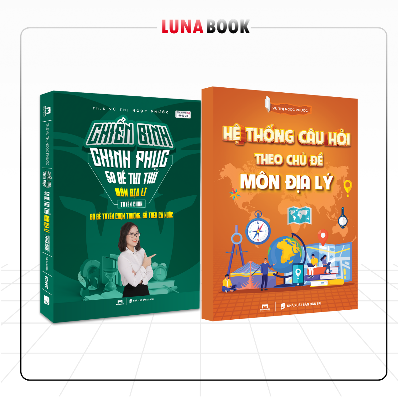 Combo Sách - Địa Lý Lớp 12, Ôn Thi THPTQG - Cô Vũ Thị Ngọc Phước