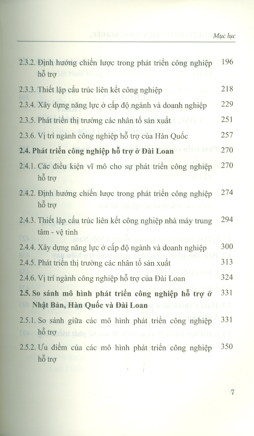 Kinh Nghiệm Phát Triển Công Nghiệp Hỗ Trợ Ở Nhật Bản, Hàn Quốc, Đài Loan Và Hàm Ý Chính Sách Cho Việt Nam (Sách Chuyên Khảo)