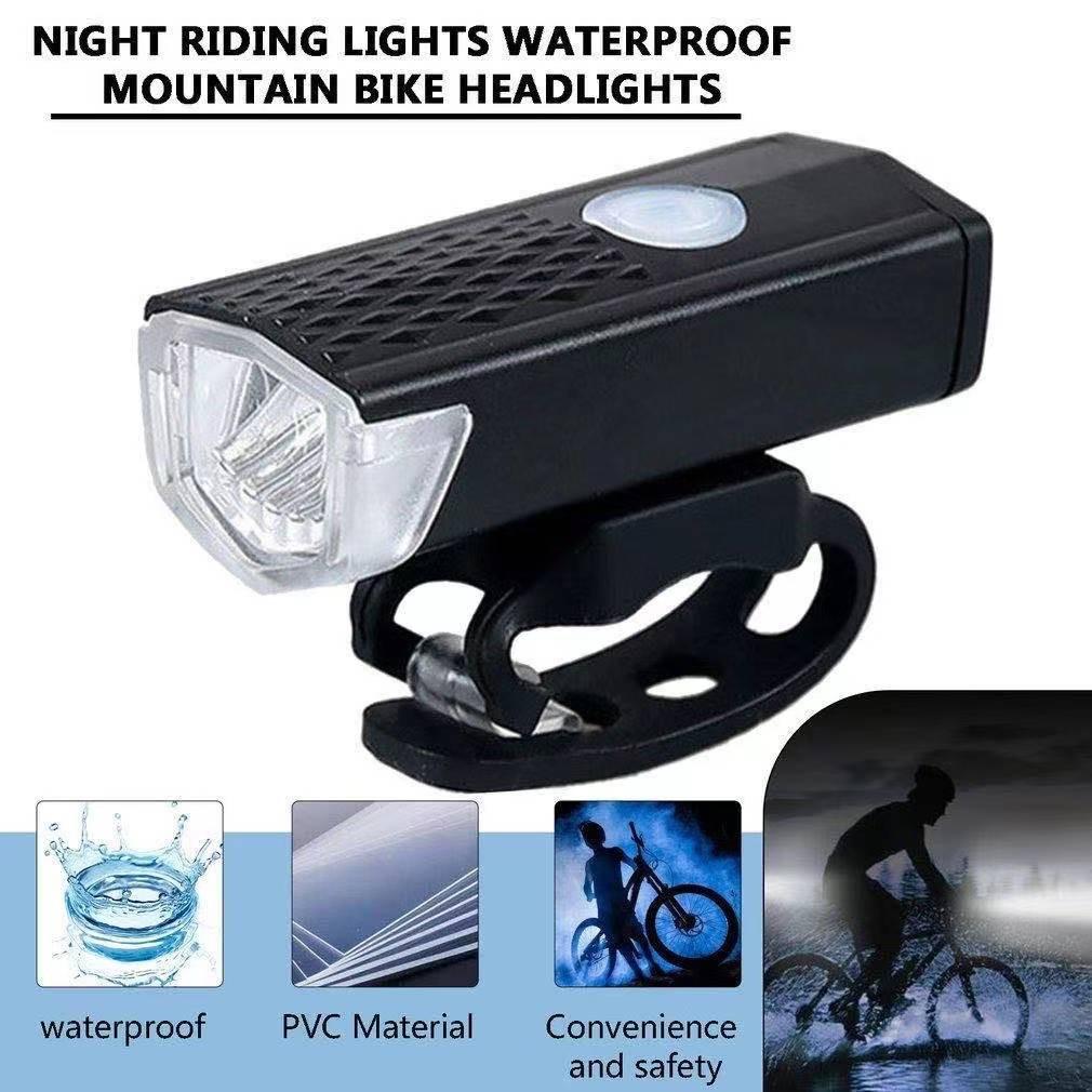 Bộ Đèn Pha LED Sạc USB Cho Xe Đạp Leo Núi