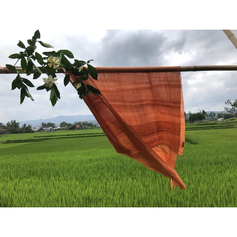 Khăn lụa tơ tằm Việt Nam - 100% sợi tơ tằm se tay thủ công, thoáng mát mùa hè, mềm mại với da, nhuộm màu an toàn