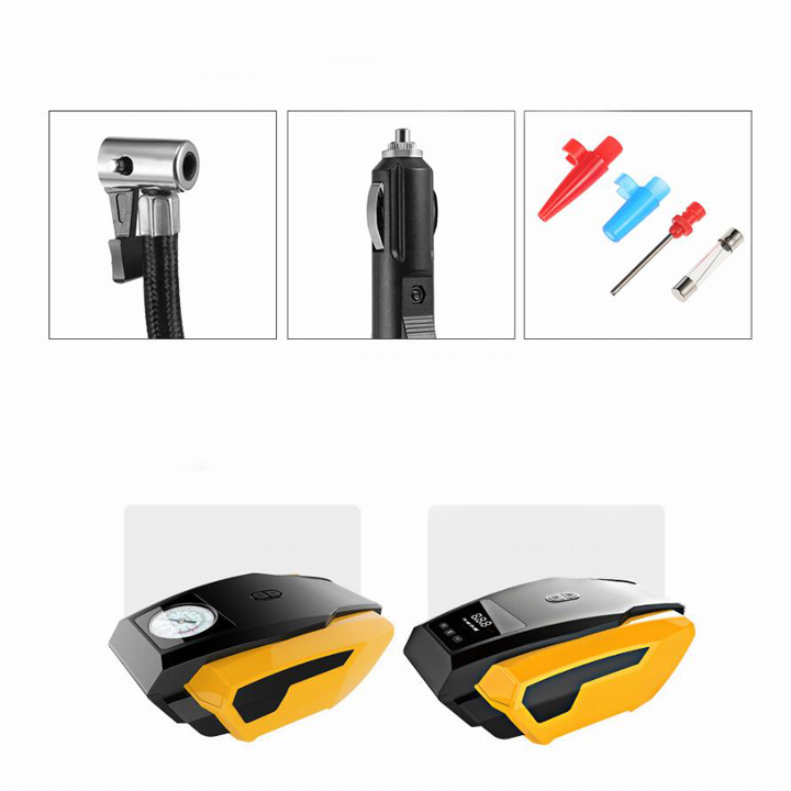 Bơm Lốp Ô Tô Đa Năng - Máy Bơm Xe 12V Dùng Cho Xe Hơi Xe Máy ATJ