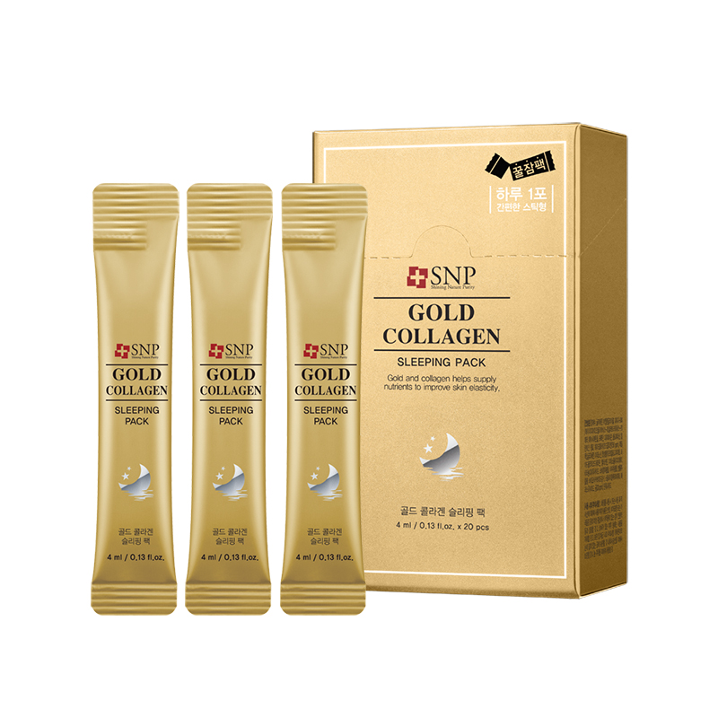 Mặt nạ ngủ gold collagen - SNP GOLD COLLAGEN SLEEPING PACK