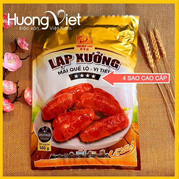 Đặc Sản Sóc Trăng - Lạp Xưởng Sóc Trăng Mai Quế Lộ Vị Tiêu Tân Huê Viên 500G, Lạp Xưởng Tiêu 4 Sao Cao Cấp Hương Vị Thơm Ngon Đậm Đà