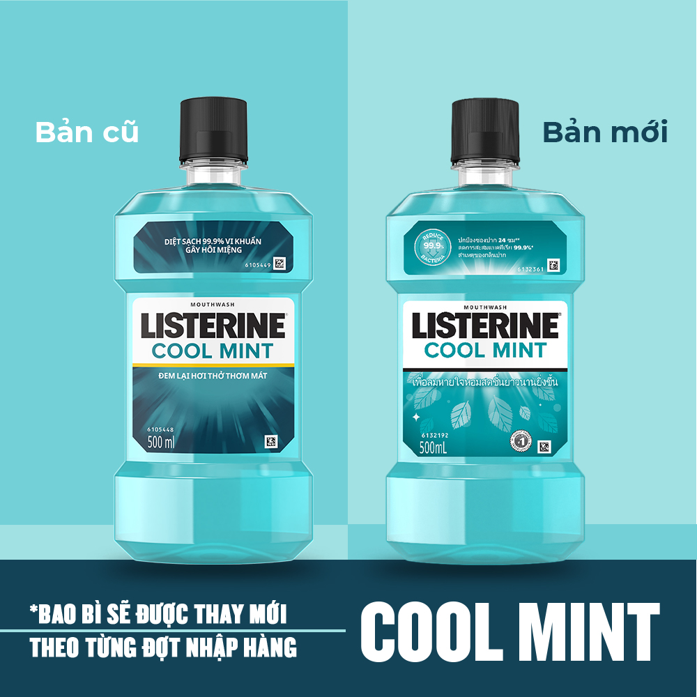 Nước Súc Miệng Listerine Coolmint 500ml - 100945520