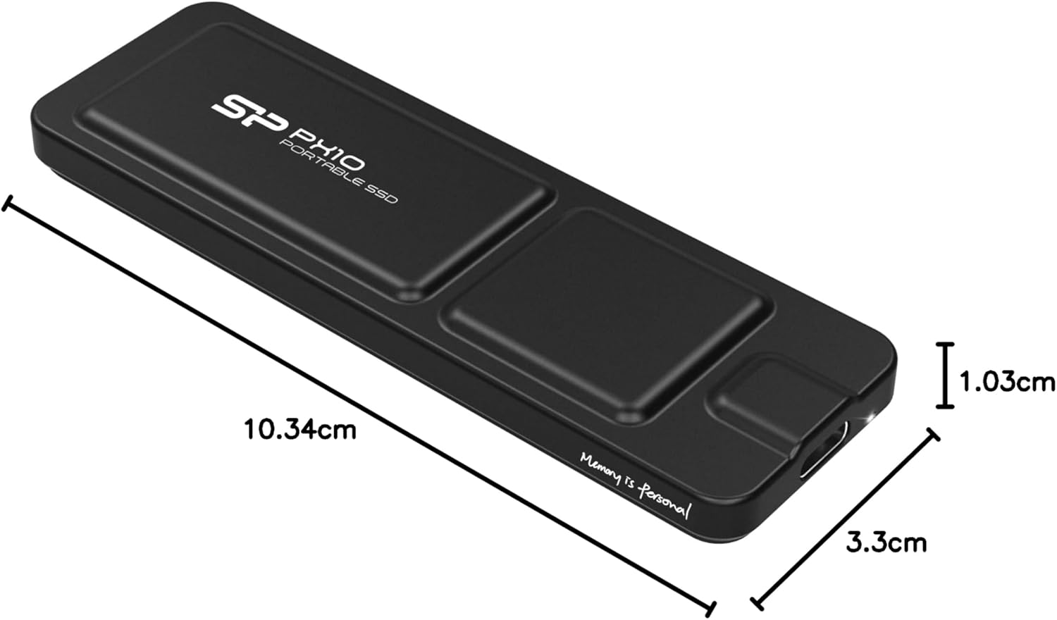 Ổ Cứng SSD di động Silicon Power PX10 1TB USB-C (SP010TBPSDPX10CK) - Hàng Chính Hãng
