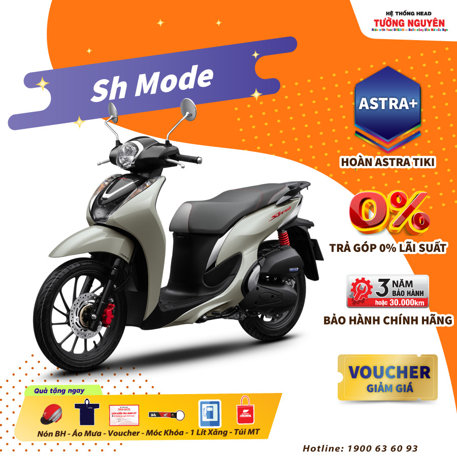 Xe máy Honda SH Mode 2023 - Phiên bản Thể Thao - Xám Đen