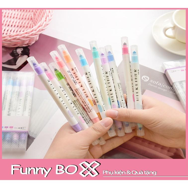 Bút dạ 2 đầu Milkliner
