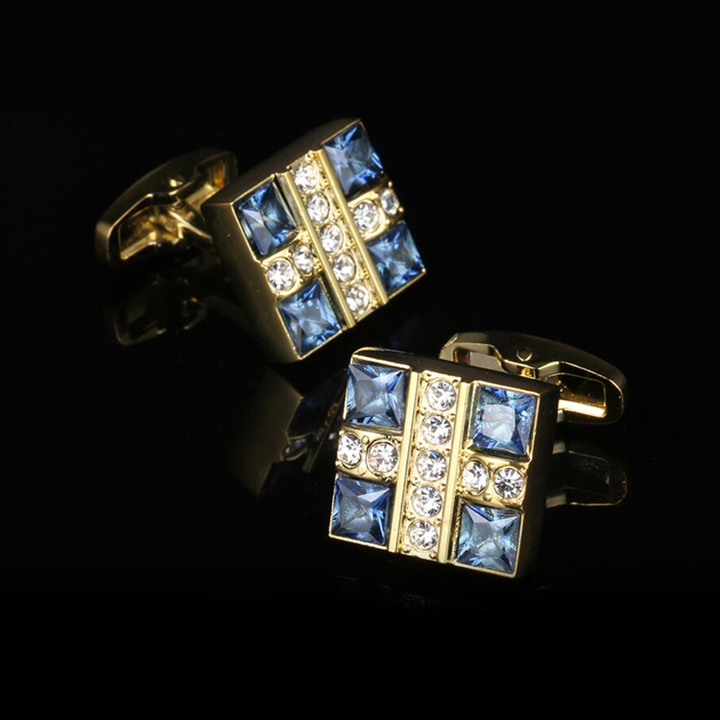 Bộ Khuy Măng Sét cài áo - Cufflink cài áo  Hàng  Cao Cấp QT1363