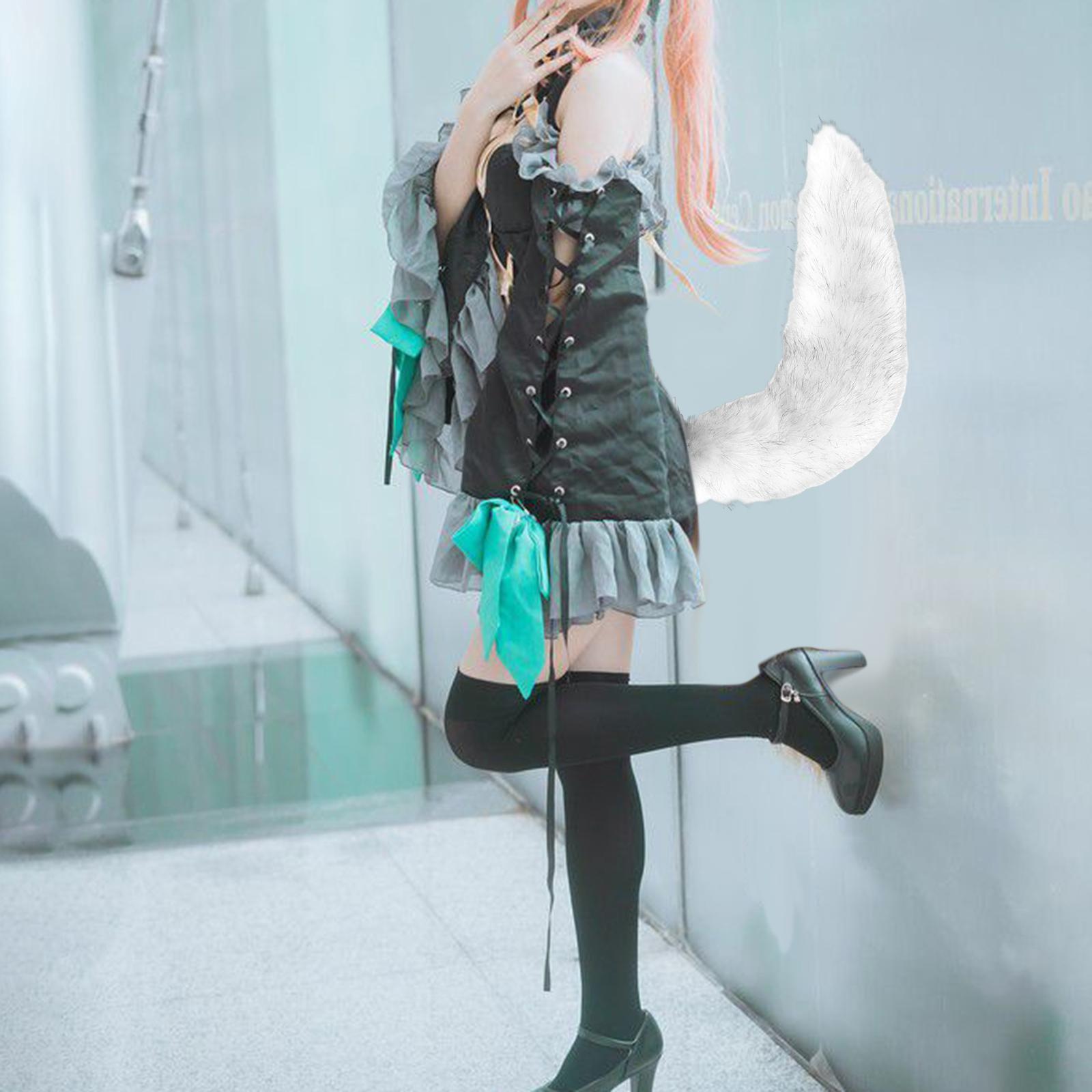 Faux tail, Furry fox Puppy Costume tail for Costume Accessories Props Cosplay Party