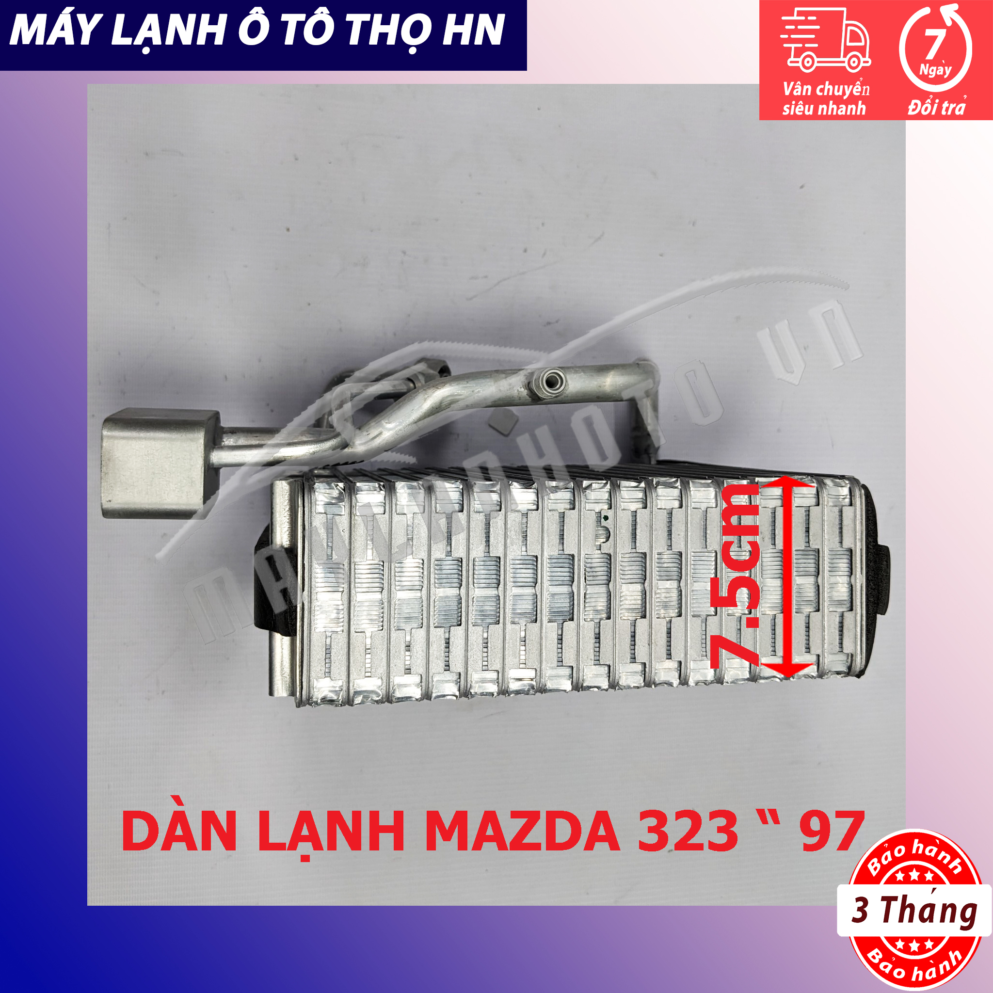 Dàn (giàn) lạnh Mazda 323 1997 Hàng xịn Thái Lan 97 (hàng chính hãng nhập khẩu trực tiếp)