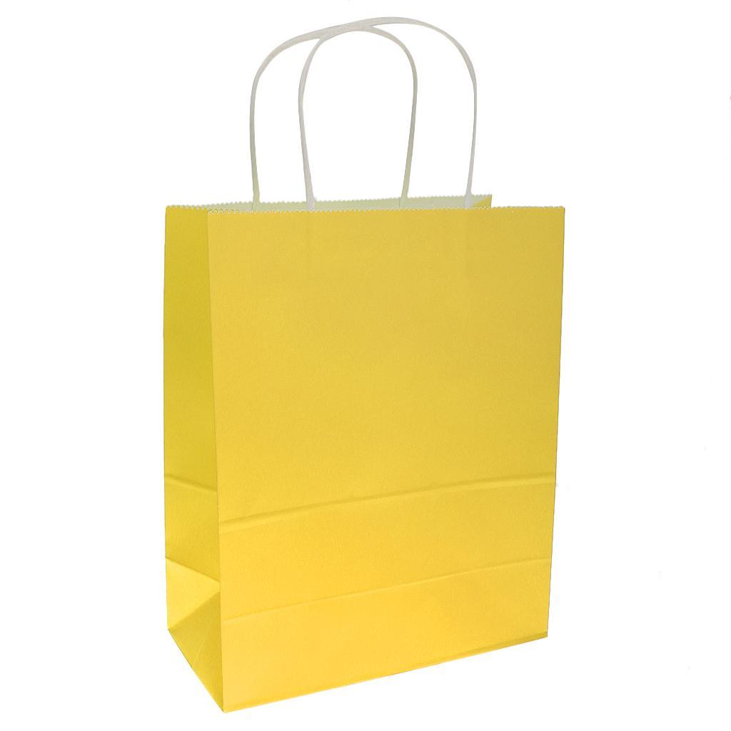 10pcs Luxury Party Bags Kraft Paper Gift Bag With Handles Recyclable Loot Ba