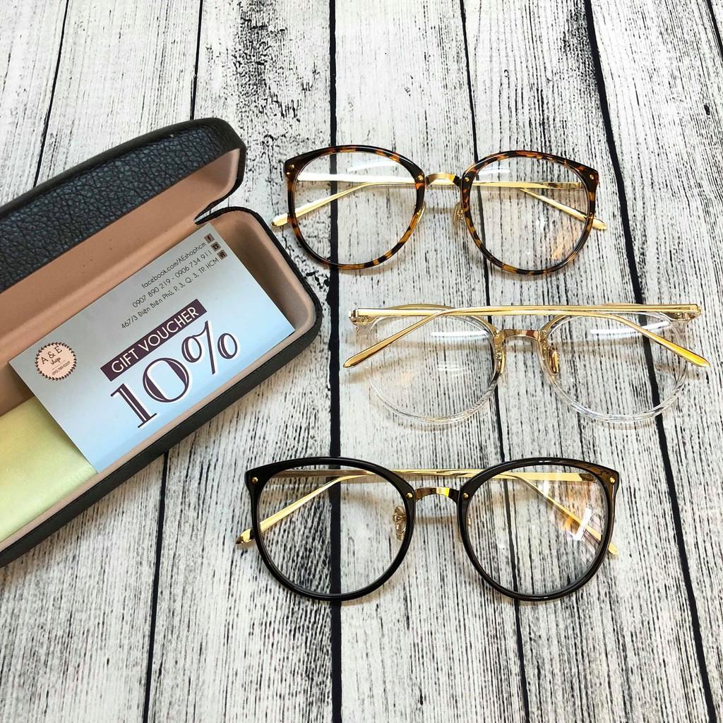 KÍNH CẬN HÀN QUỐC MẮT TRÒN KIM LOẠI
