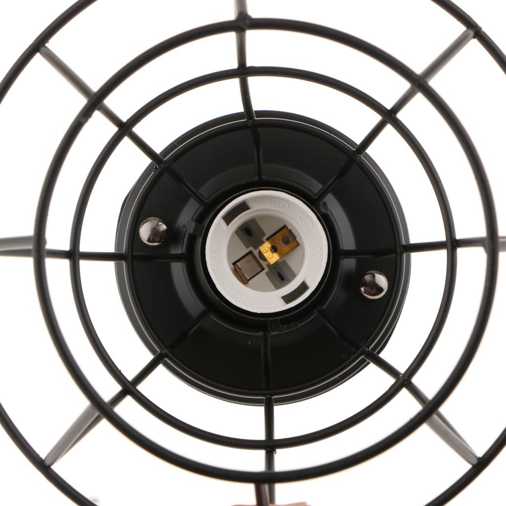 Edison Iron Vintage Hanging Ceiling Light Fitting Lamp Bulb Cage Cafe Lampshade