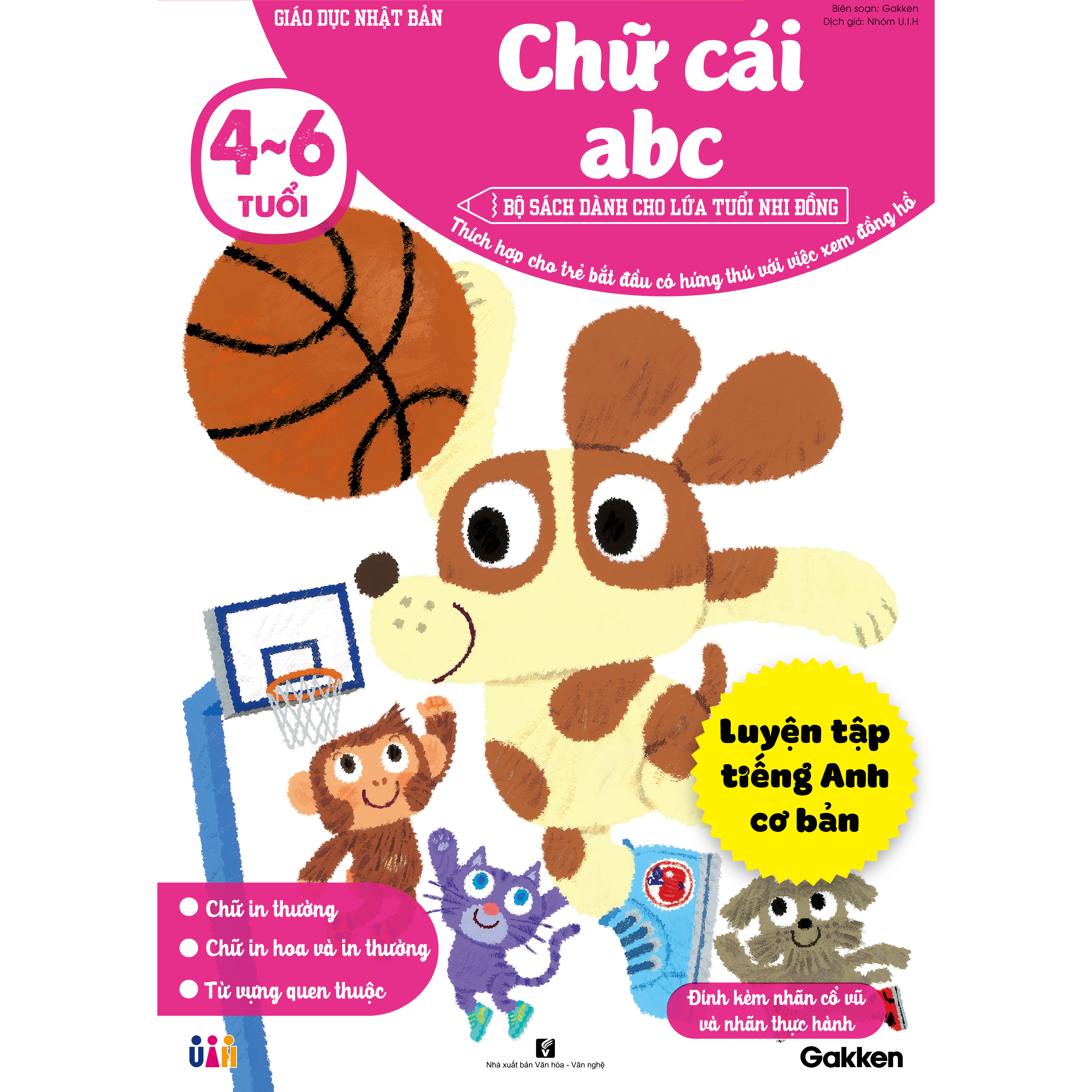 SÁCH TIẾNG ANH CHO TRẺ 4-6 TUỔI _ Chữ cái abc